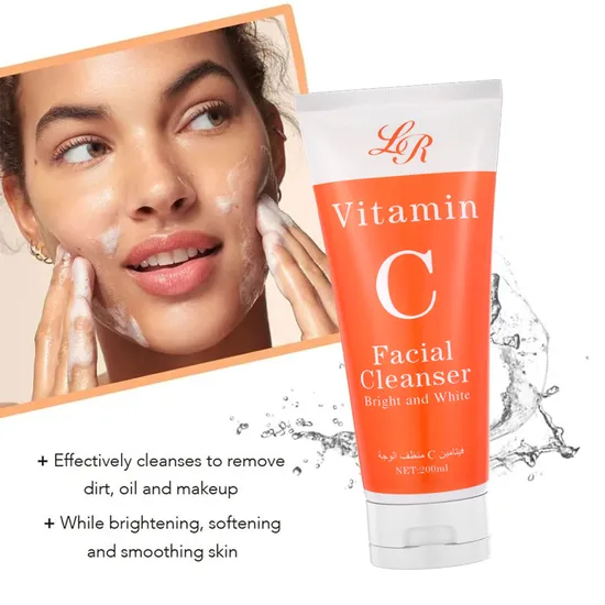 Beauty Gentle Deep Cleaning Makeup Remover Face Moisturizing Firming Liru Vitamin C Facial Cleanser 