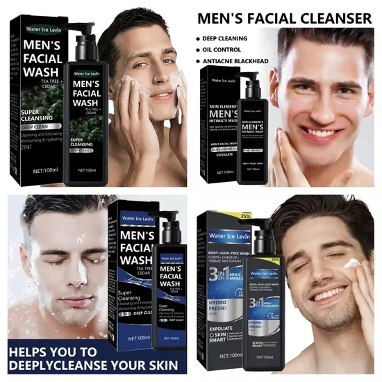 Hot Wholesale Hyaluronic Acid Facial Cleanser Is Suitable for Men′s Daily Moisturizing and Skincare 3