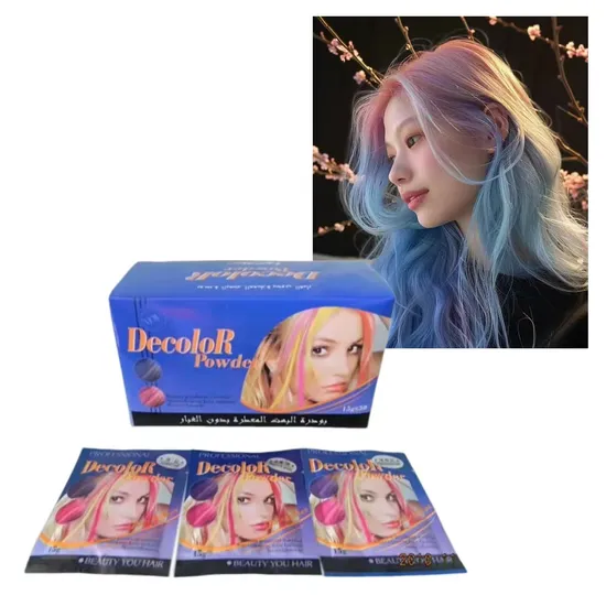 Nourishing No Bleach Hair Color Permanent Black Hair Color 20 Colors Bleach Powder 