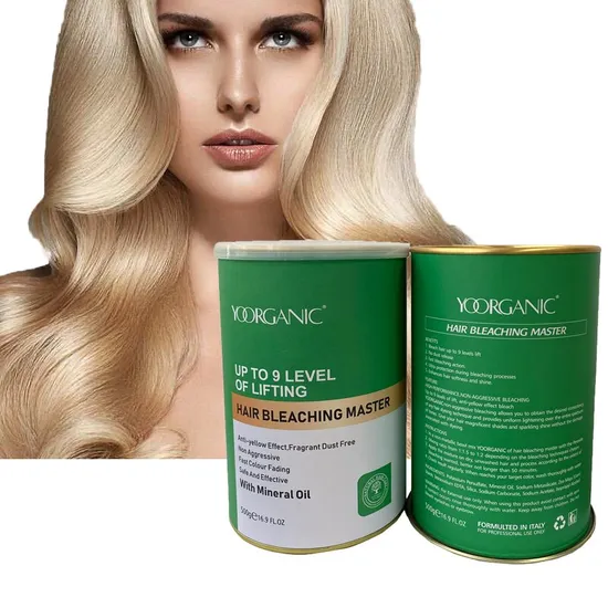 Private Label Enhance Hair Softness and Shine Hair Bleach Permanent Bleached Color Evenly Bleach Powder for Hair 