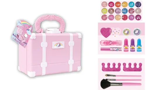 Wholesale Makeup Set Emulational Toy Girl Cosmetics with Eyelashes