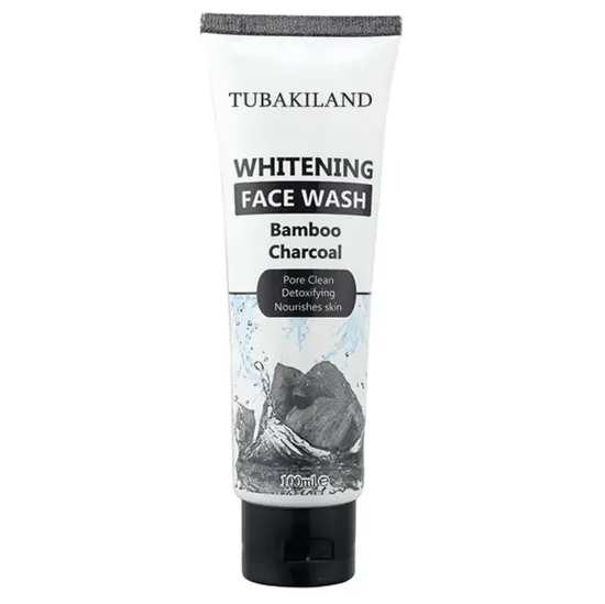 100ml Pore Clean Detoxifying Nourishes Skin Bamboo Charcoal Whitening Face Wash Facial Skin Cleanser 