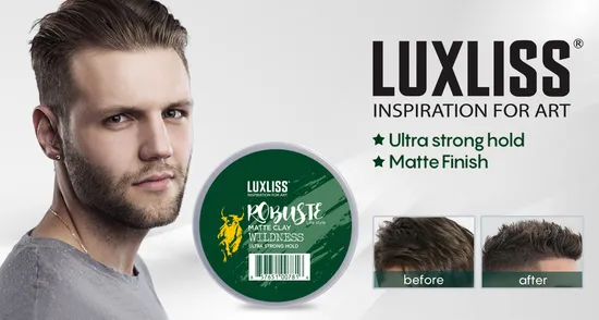 120g Fashion Hot Sale Easy Hair Style Matte Color Hair Clay Wax for Men